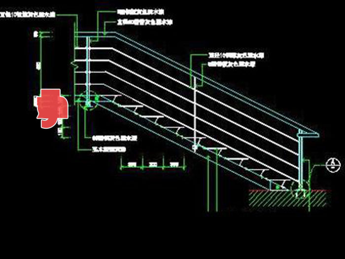 Stairs Cad block and details Download 17